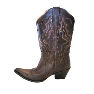 Stetson Brown Heeled Boots